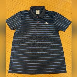 *Adidas Striped Polo, Medium
